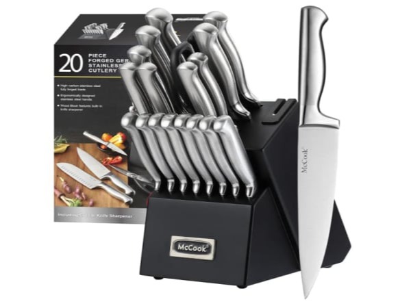 McCook MC69B Kitchen Cutlery Knife Block Set